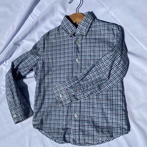 UNTUCKit Blue Plaid Boys Shirt